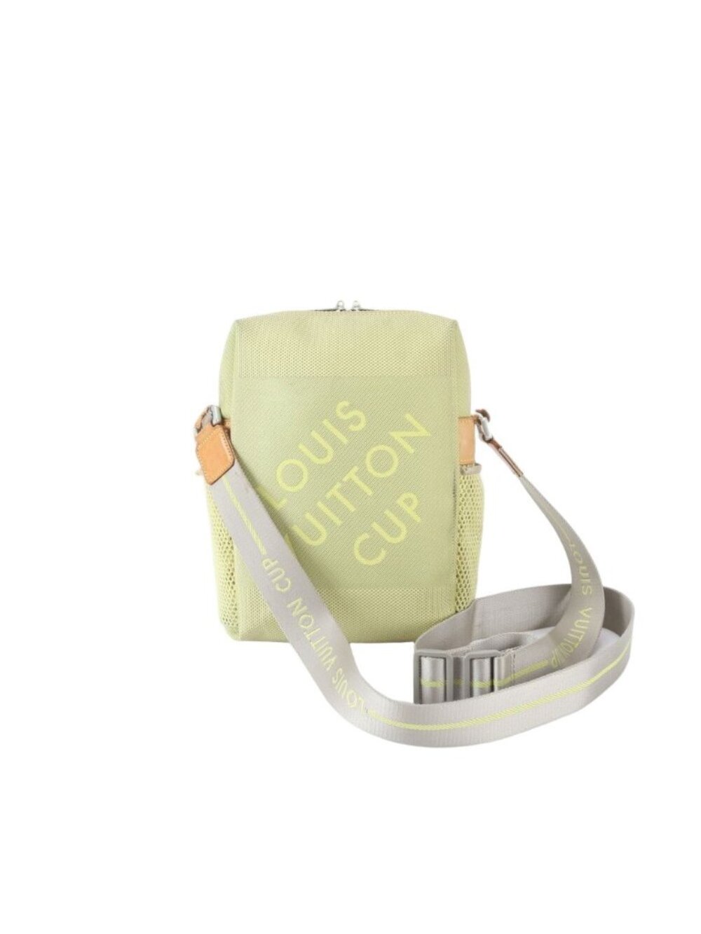 Louis Vuitton Damier Jean Weatherly LV Cup Leather Shoulder Bag Business